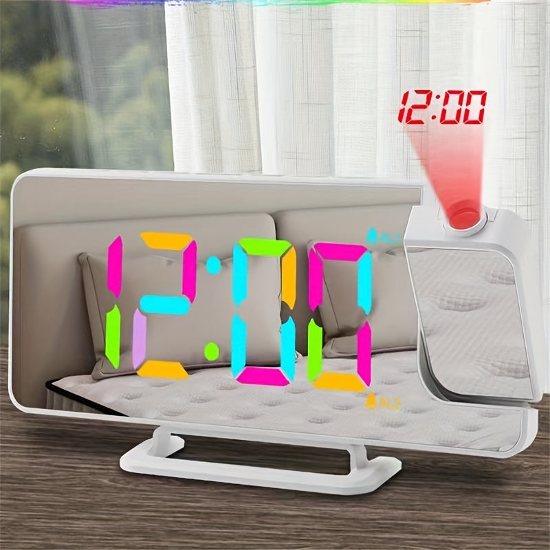 RGBProjector - Kleurrijke Projectieklok met Dubbel Alarm