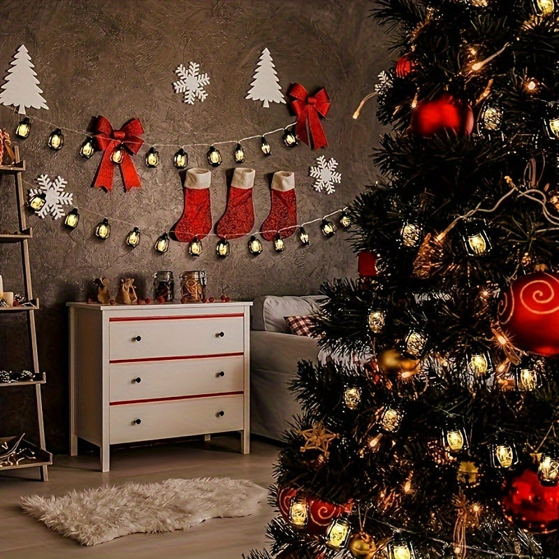 HolidayGlow - Vintage LED String Lights for Party Decoration