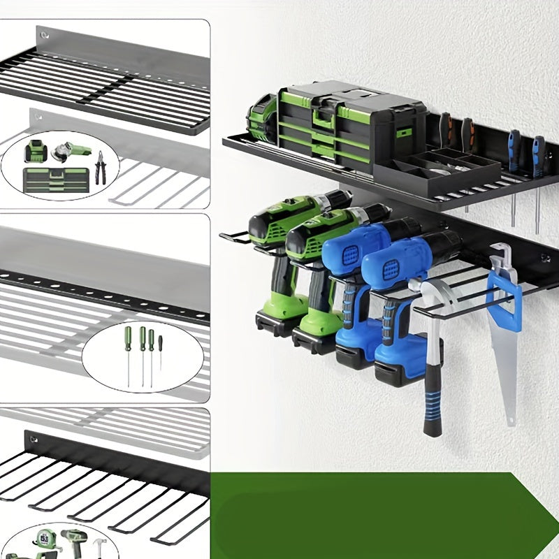 ToolOrganizer - Heavy Metal Tool Organizer Set with Nail Plate