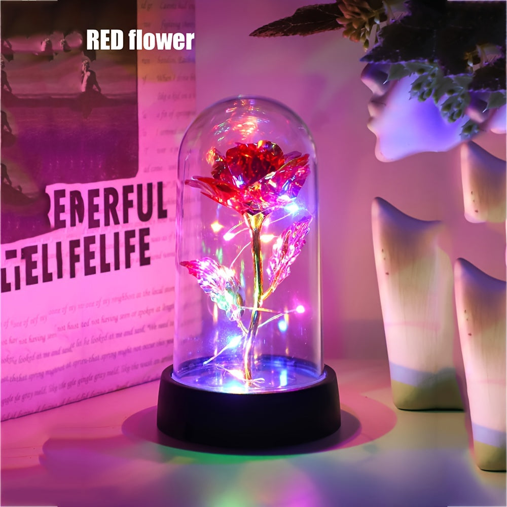 GoldenRose - Elegante Rozenbloem Lamp voor Cadeaus en Decoratie