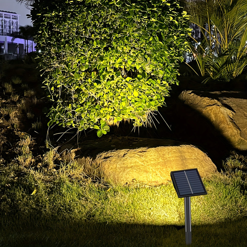 SolarSpot - Illuminazione solare per prato con 9 LED per giardino e paesaggio