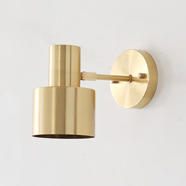 Modern minimalist gold metal wall lamp