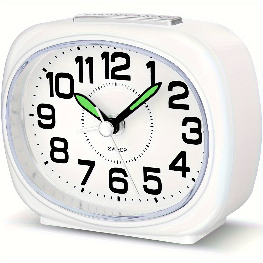 TravelTime - Despertador Silencioso Sem Tic-Tac com Luz Noturna