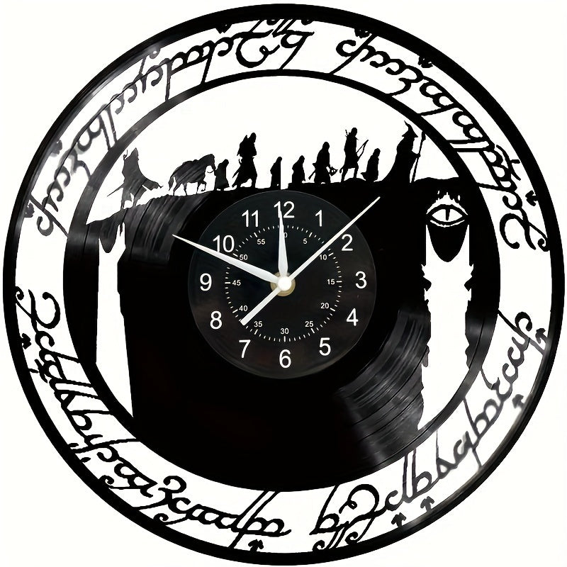 MythicWarrior - Reloj de pared de vinilo silencioso