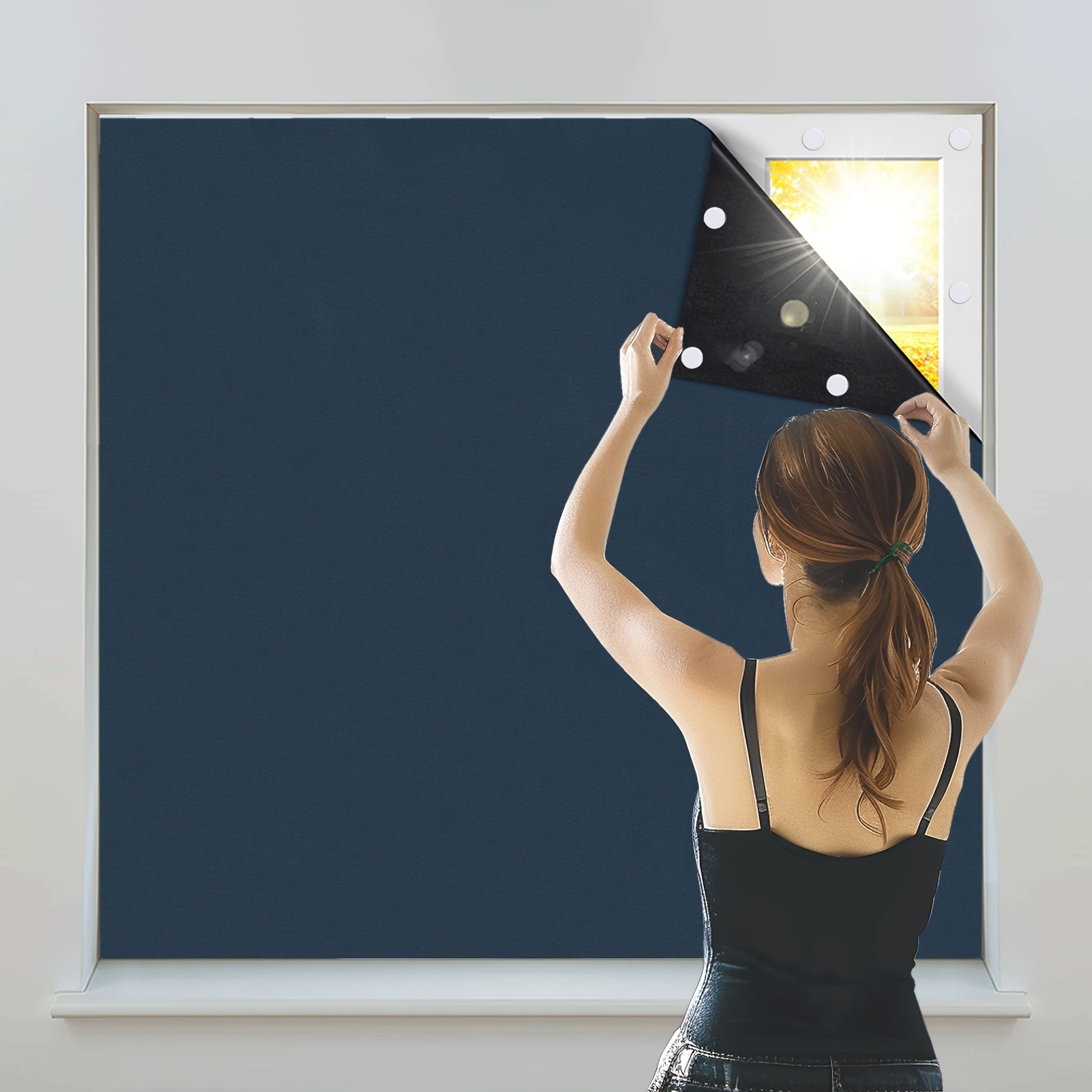 1 Pezzo Tende Oscuranti - Tende Oscuranti Portatili, Copertura per Finestre per Soggiorno e Camera da Letto