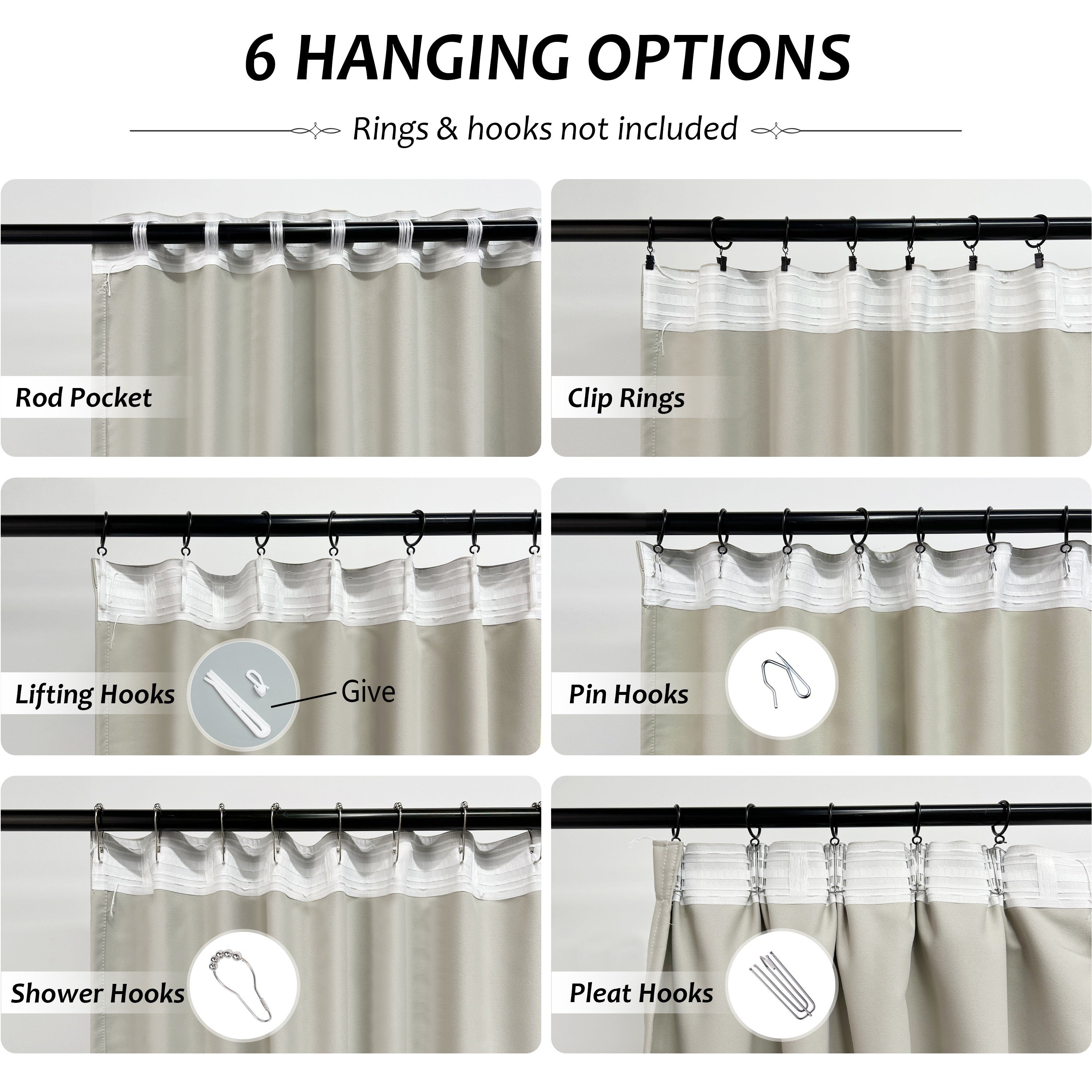 Cortinas de terciopelo jacquard estilo glam Aifish - paquete de 2, 90% opacas y aislantes térmicas