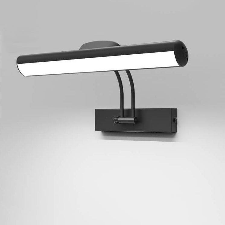 Lámpara de pared LED minimalista ajustable en forma de barra para baño