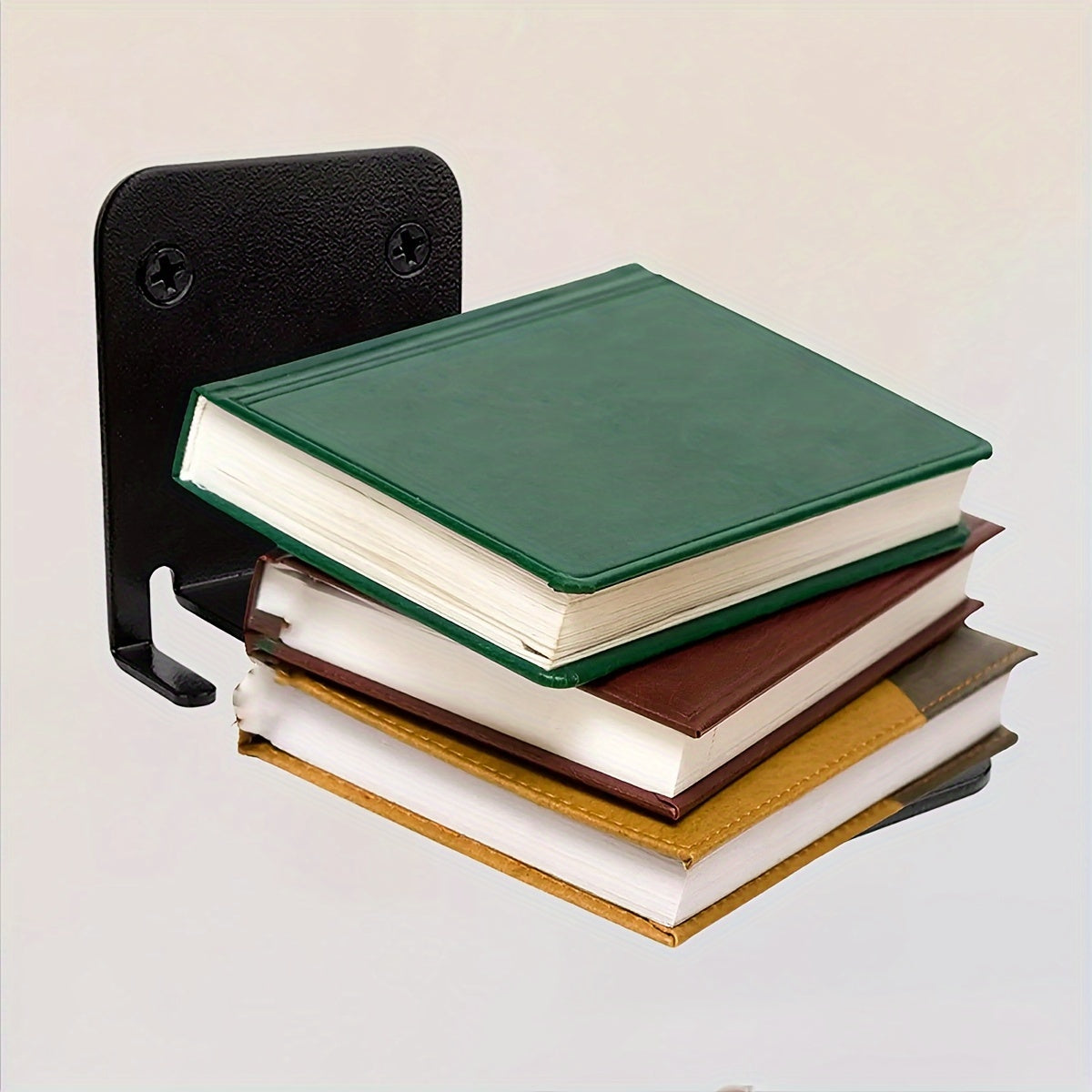 MetalShelf - Set di Supporti per Libri in Metallo - Design Funzionale e Durevole per Ufficio e Spazi Abitativi
