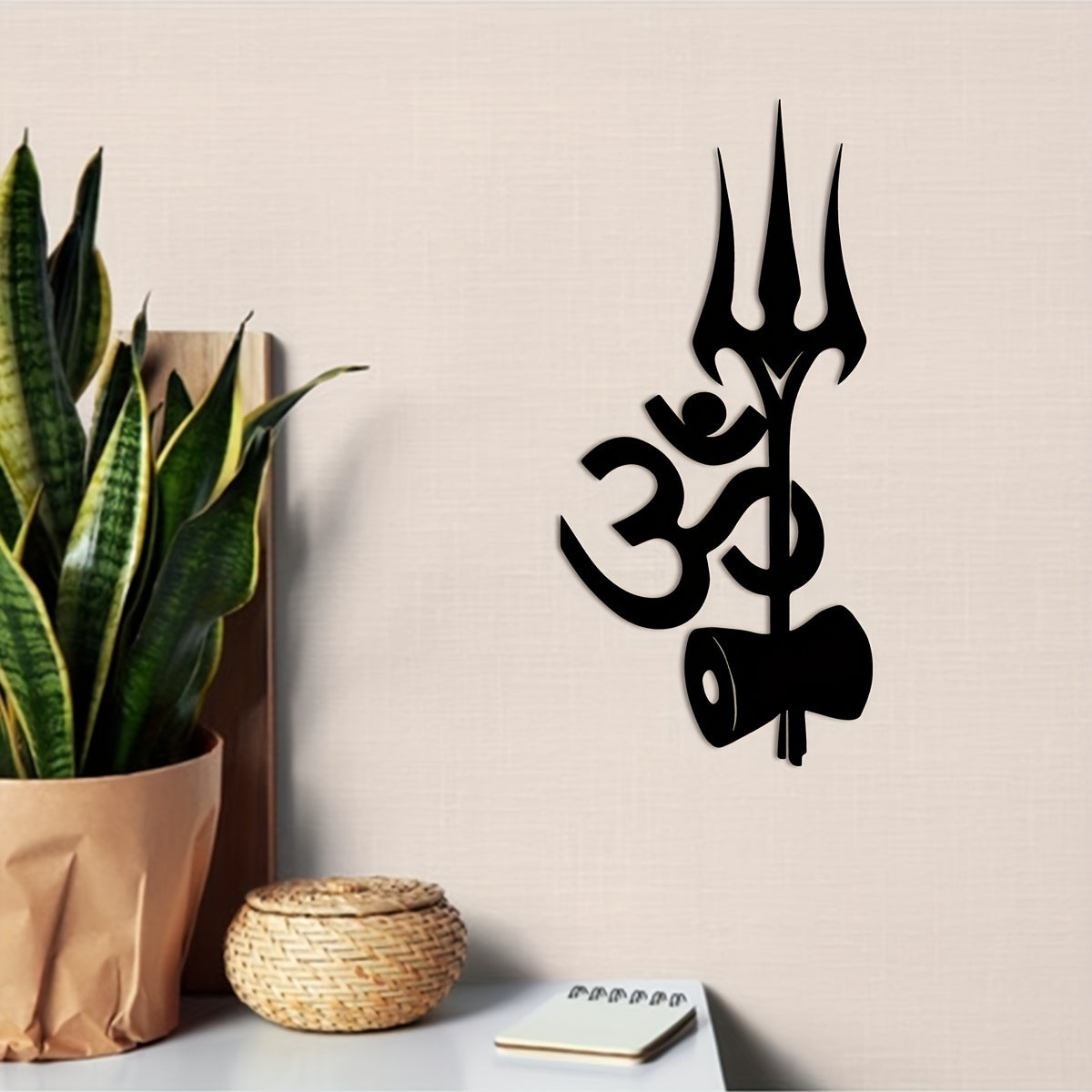 ShivaDecor - Adiyogi Metalen Wandsculptuur