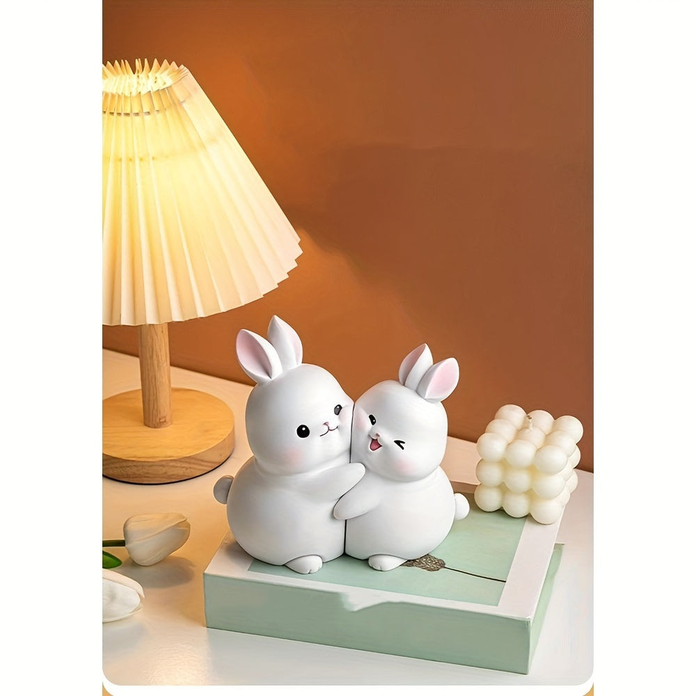 BunnyBookends - Set di 2 fermalibri coniglietti carini