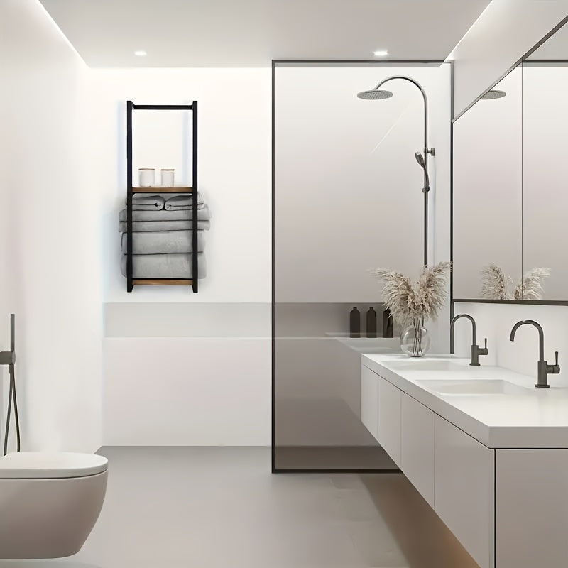 IronRack - Wandgemonteerd Handdoekrek - Waterdicht en Multifunctioneel