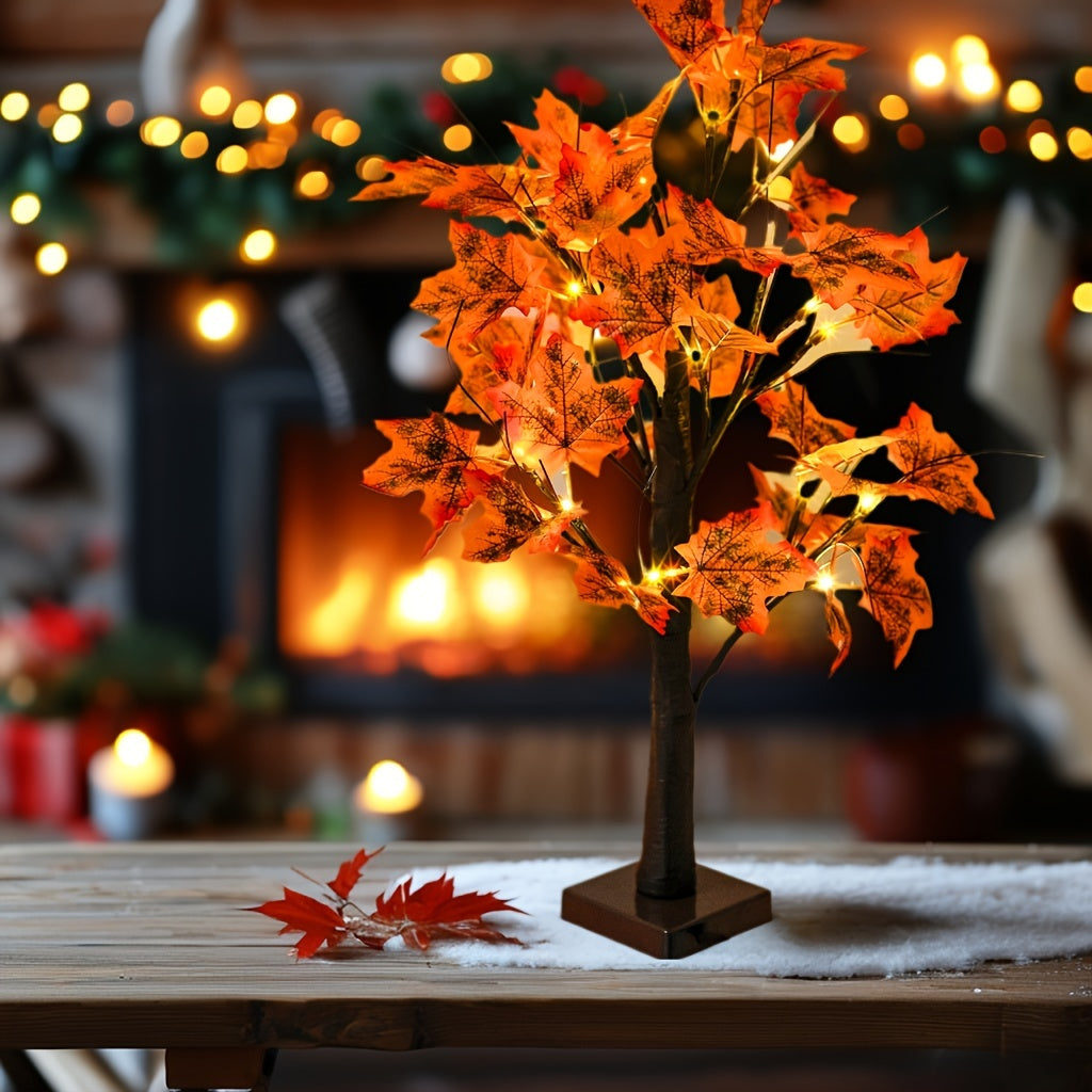 MapleGlow - LED Verlichte Esdoornboom, 24 LEDs, USB Gevoede Tafeldecoratie