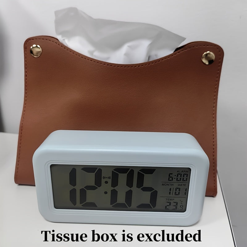 Reloj despertador digital con pantalla LCD - Visualización de fecha y temperatura