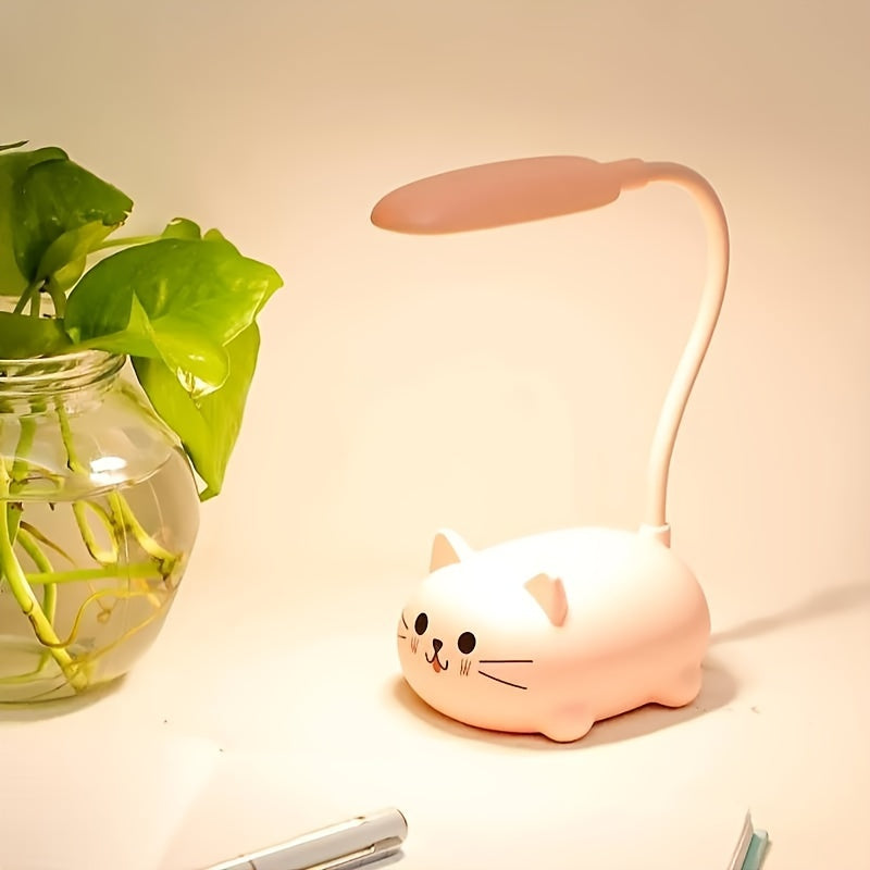 KatanaLicht - Lámpara de escritorio LED ajustable con función de carga USB