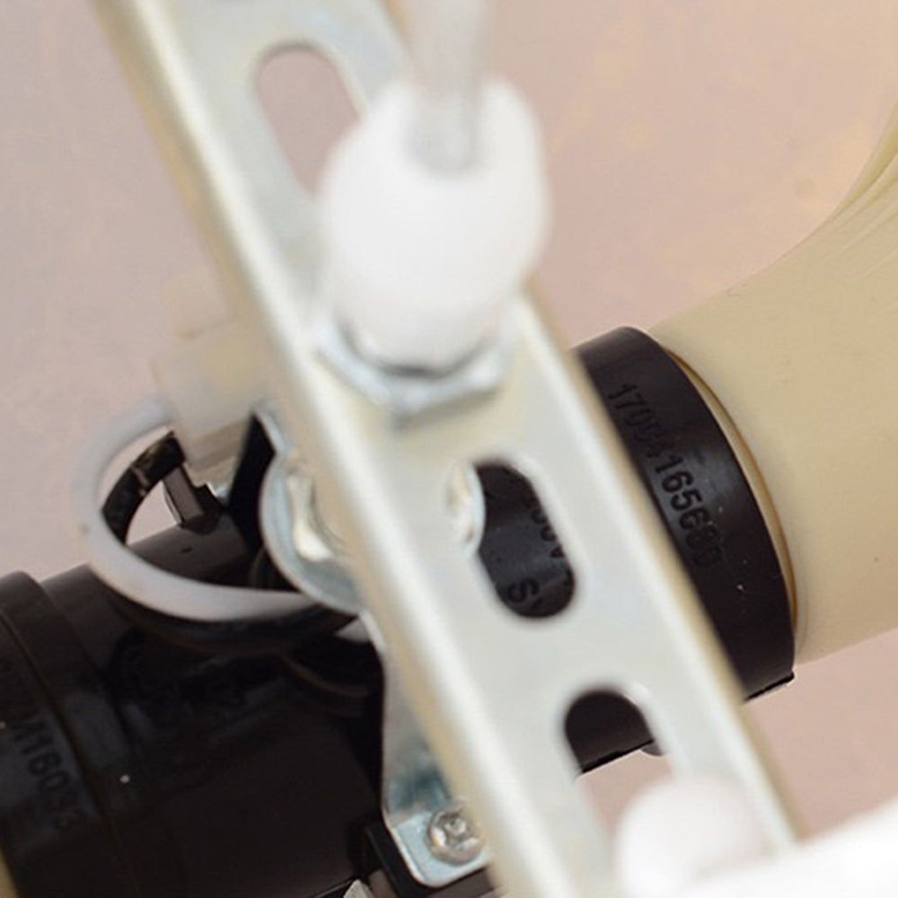 Lámpara colgante LED Aurora Design Wolk PVC/Algodón Blanco