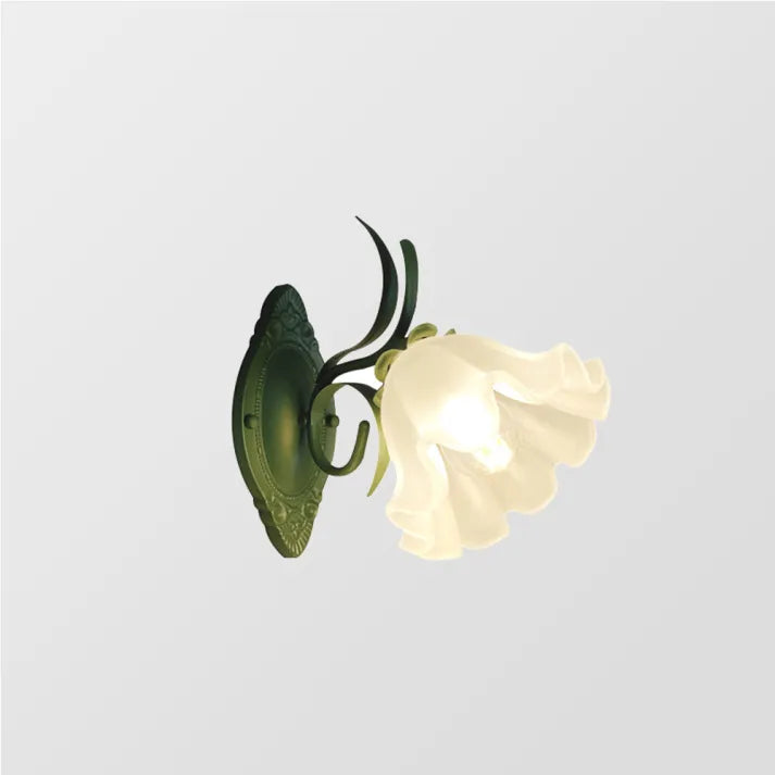 LilyGlow – Wall Lamp with Floral Design