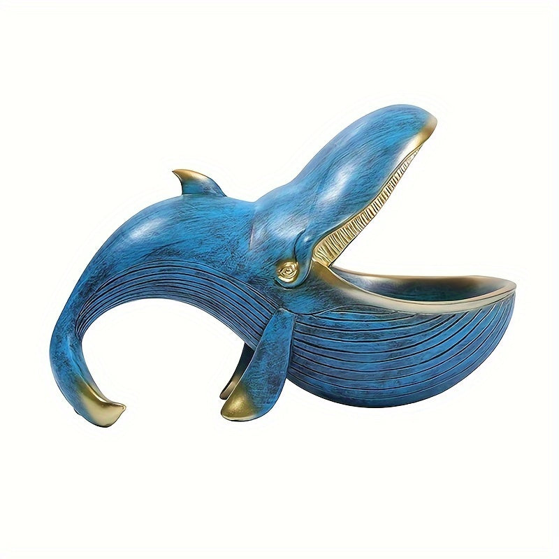 WhaleBox - Walvisvormige Hars Snoepbakje voor Sleutels & Decoratie