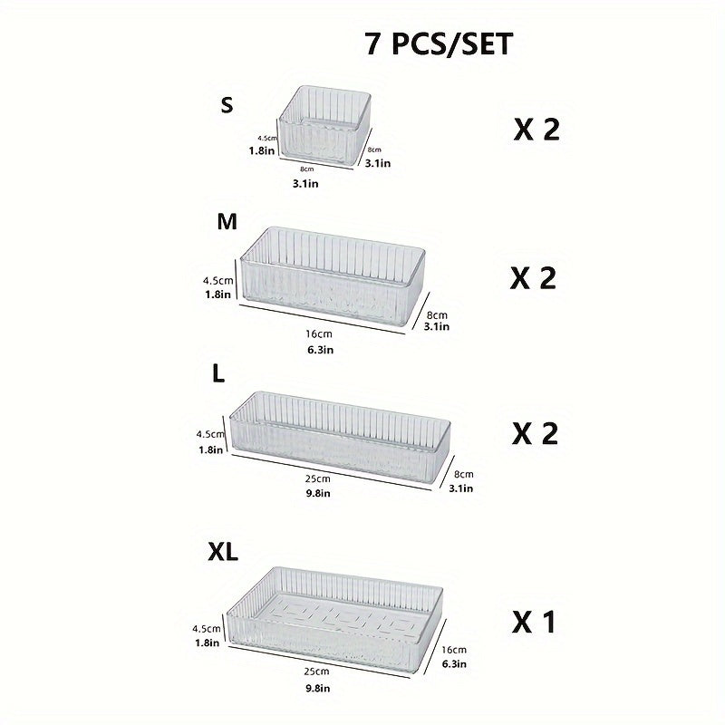 Acrylic Cosmetica Organizer met Lades