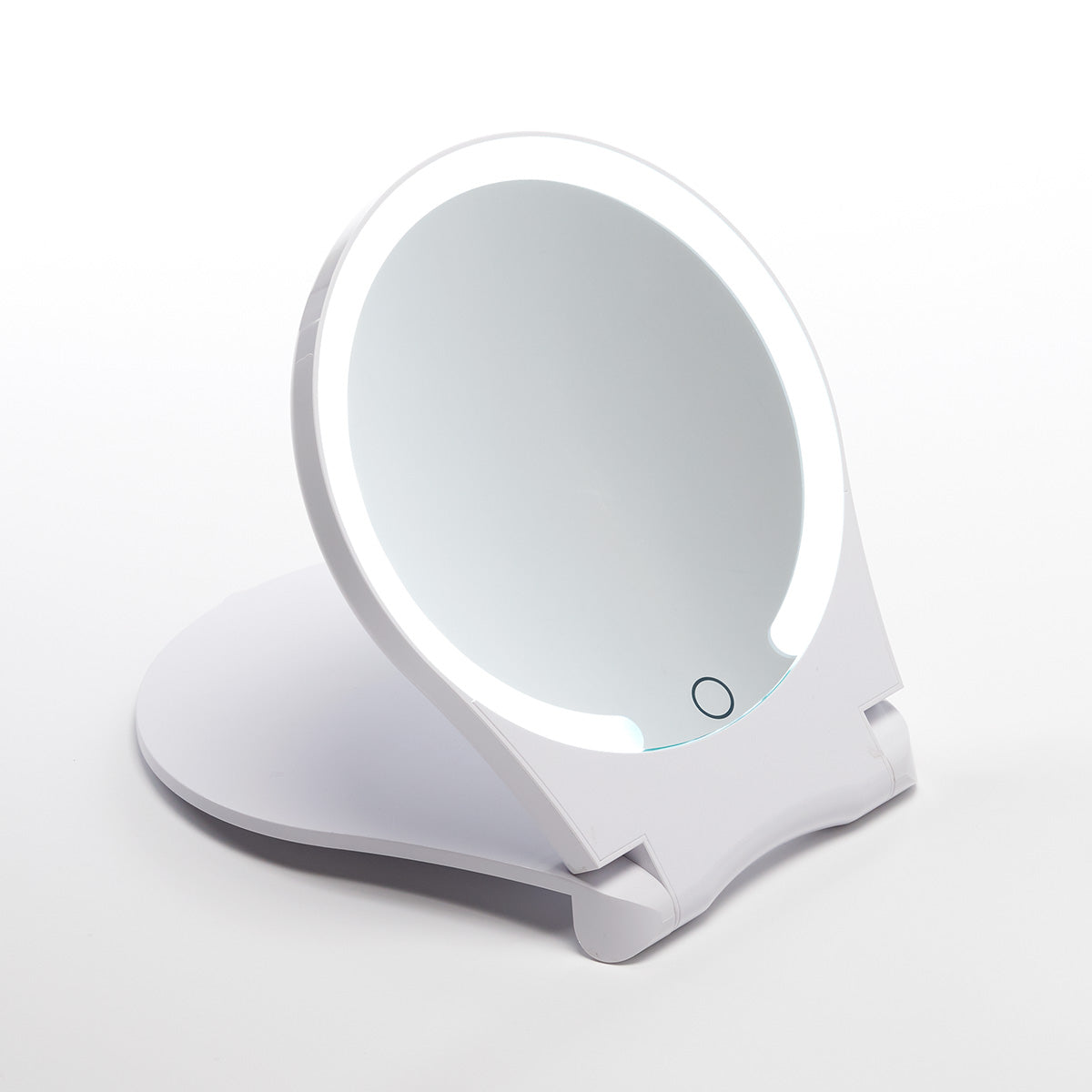 10X Magnifying Travel Mirror LED Light Compact Rechargeable 3