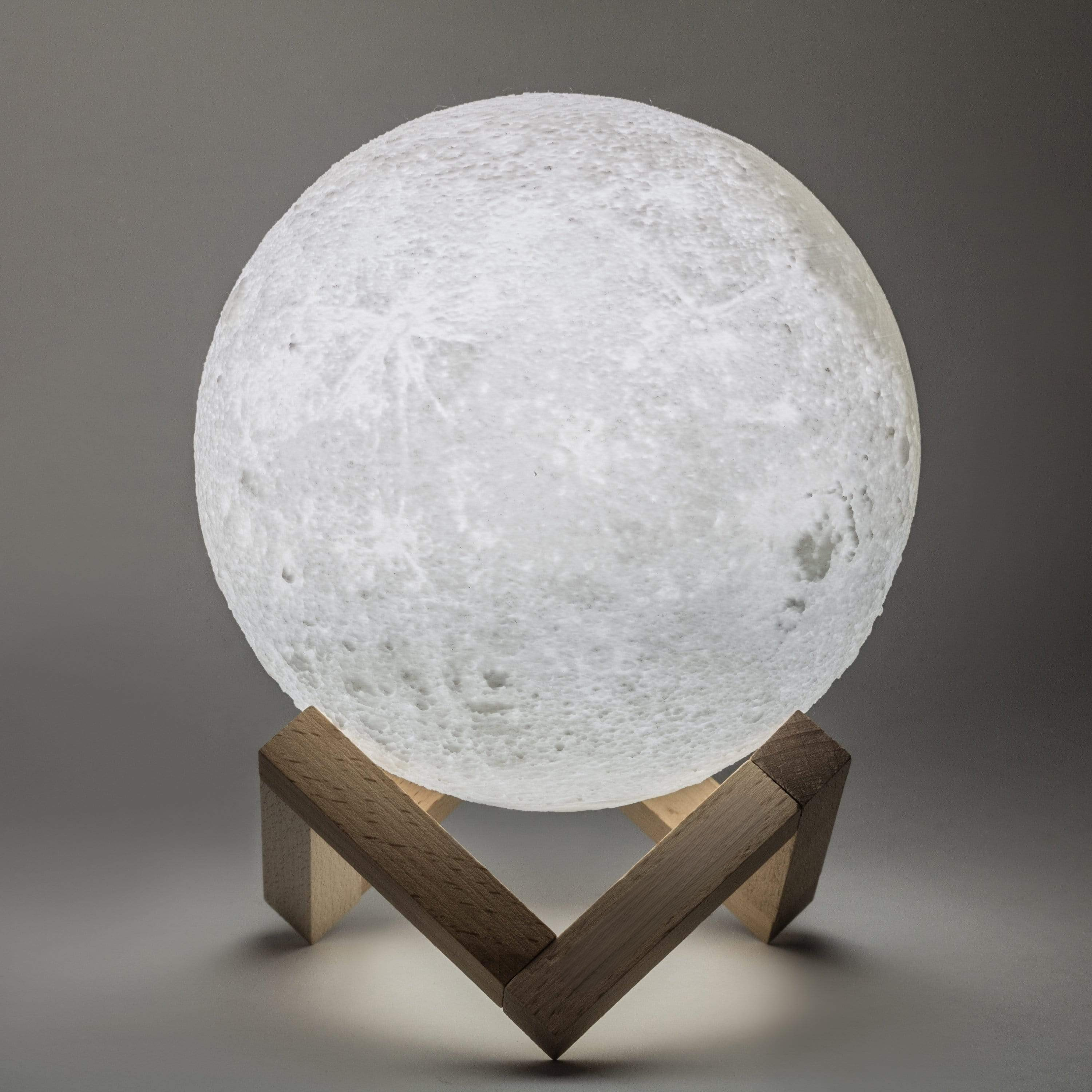 LunarGlow - Lámpara de luna inalámbrica con detalle 3D