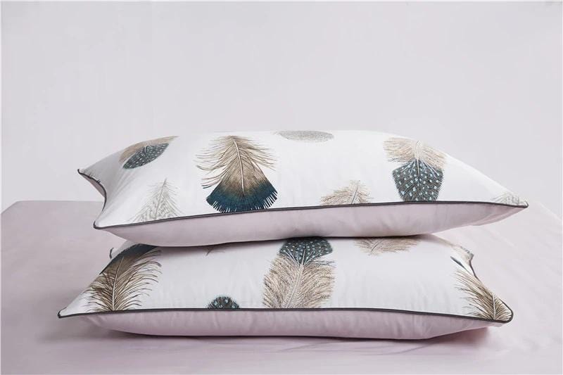 Feathers Duvet Cover Set - Egyptian Cotton