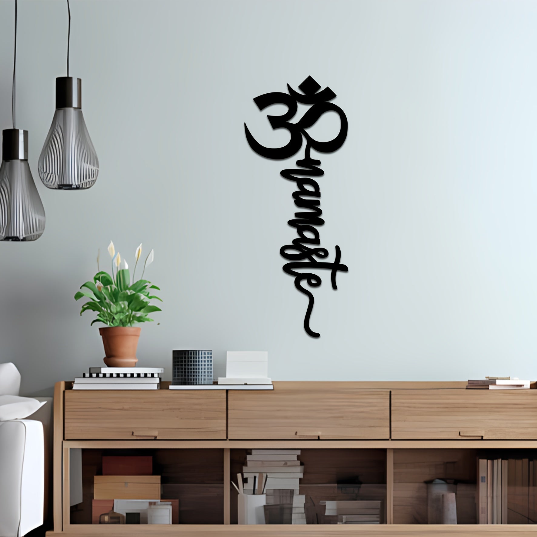 OmNamaste - Metalen Wandkunst