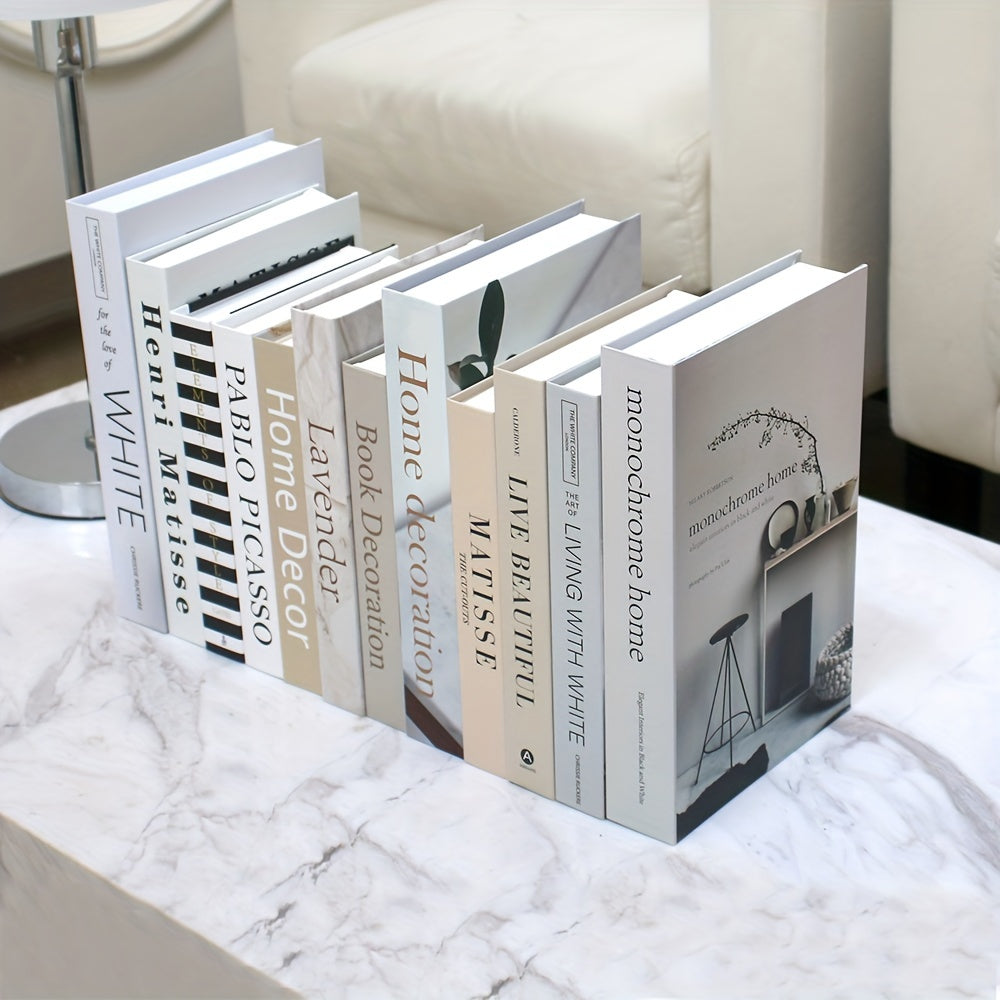 CityScape - Set di 12 Libri Finti Pieghevoli - Decorazioni Realistiche di Paesaggi Urbani per Casa e Ufficio