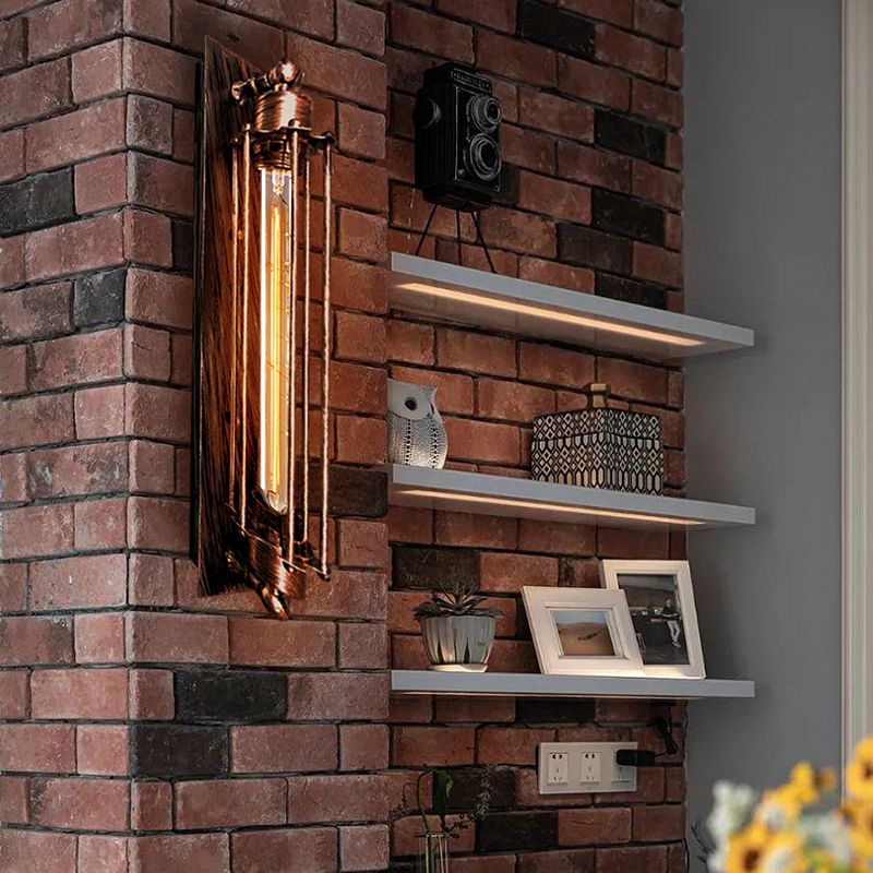 Lámpara de pared retro Elias, metal, varios colores