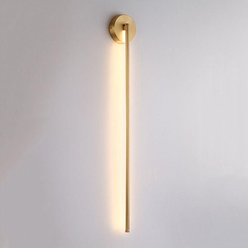 Elias Modern Linear LED Wall Light Gold, Indoor Use, Metal, Bathroom