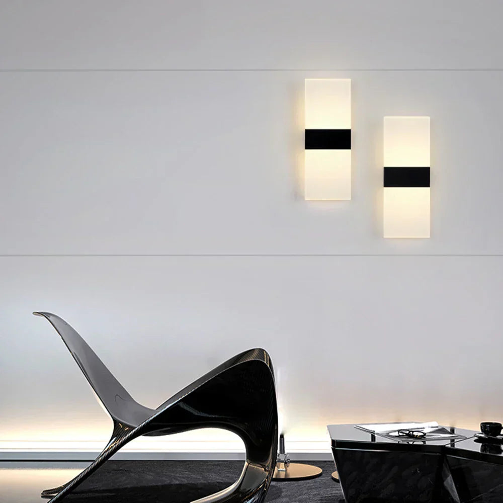 DimmerGlow - Lámpara de pared LED moderna con regulador Iluminación elegante