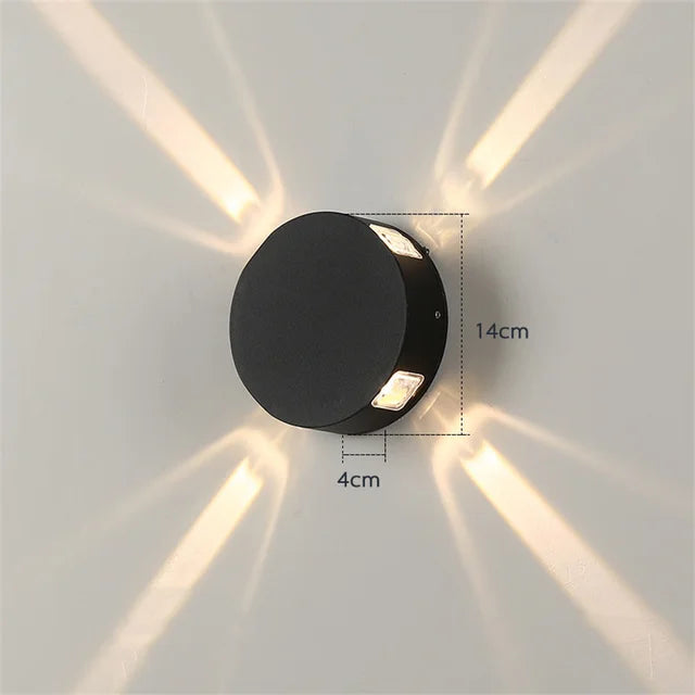 LumiWall – Lampada da parete LED resistente alle intemperie per esterni – Illuminazione efficiente ed elegante
