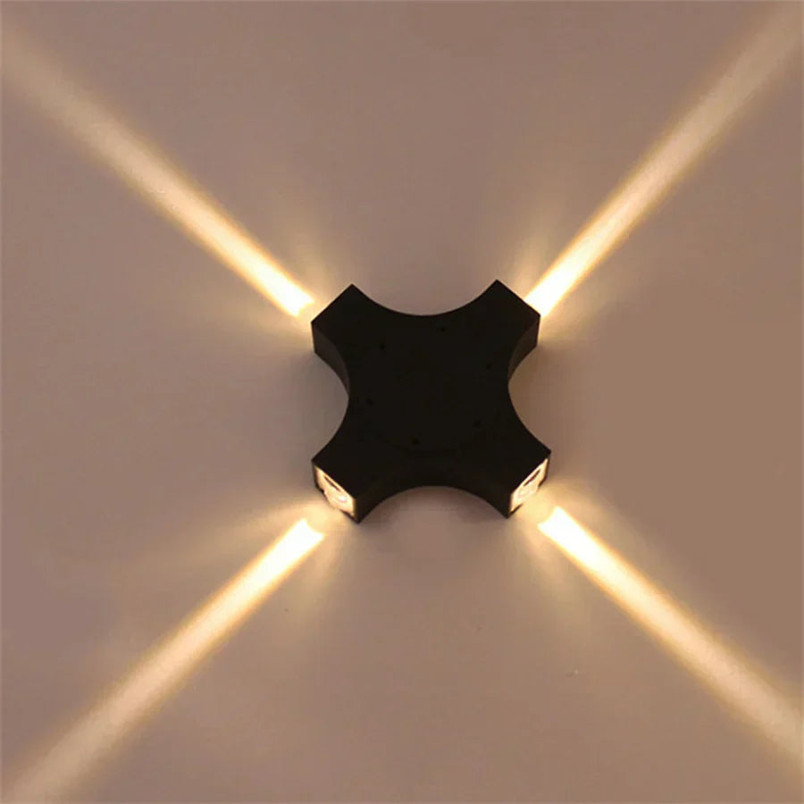 LumiWall – Lampada da parete LED resistente alle intemperie per esterni – Illuminazione efficiente ed elegante