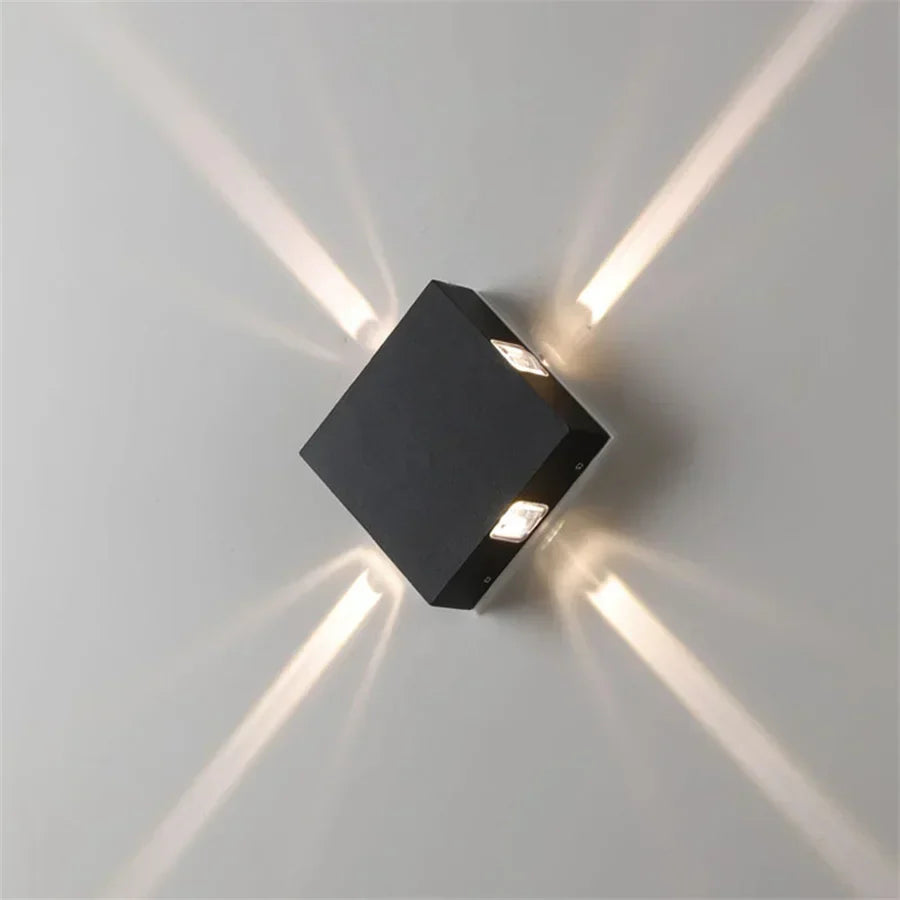 LumiWall – Lampada da parete LED resistente alle intemperie per esterni – Illuminazione efficiente ed elegante