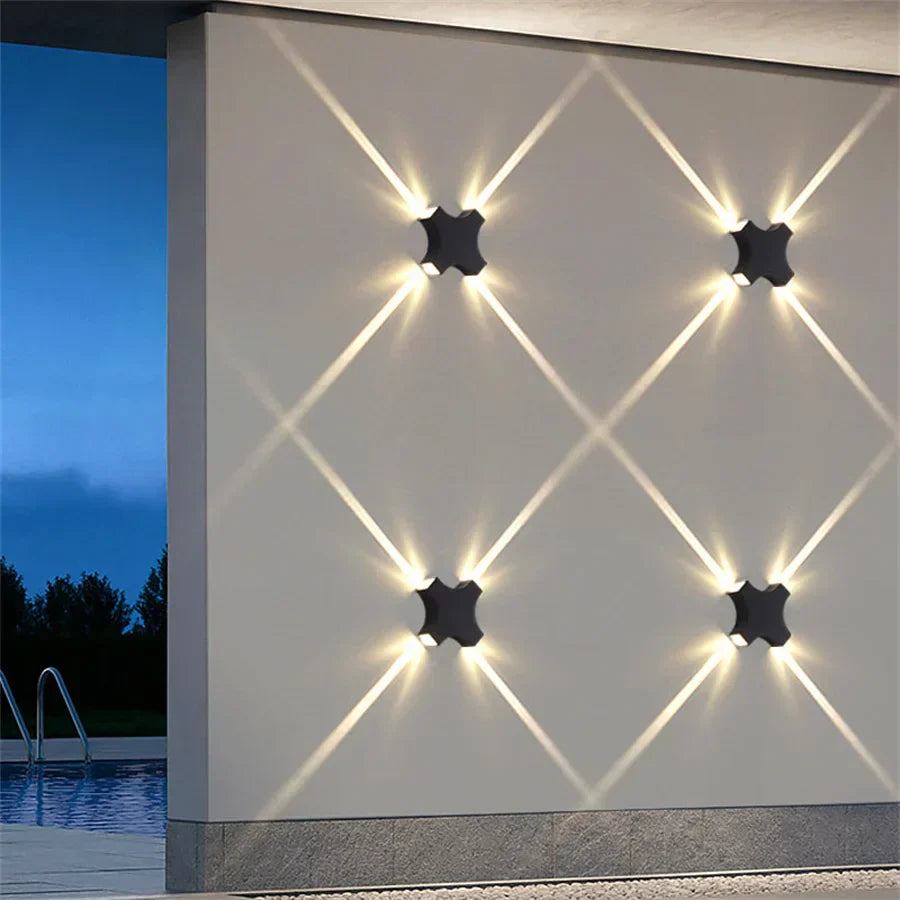 LumiWall – Lampada da parete LED resistente alle intemperie per esterni – Illuminazione efficiente ed elegante