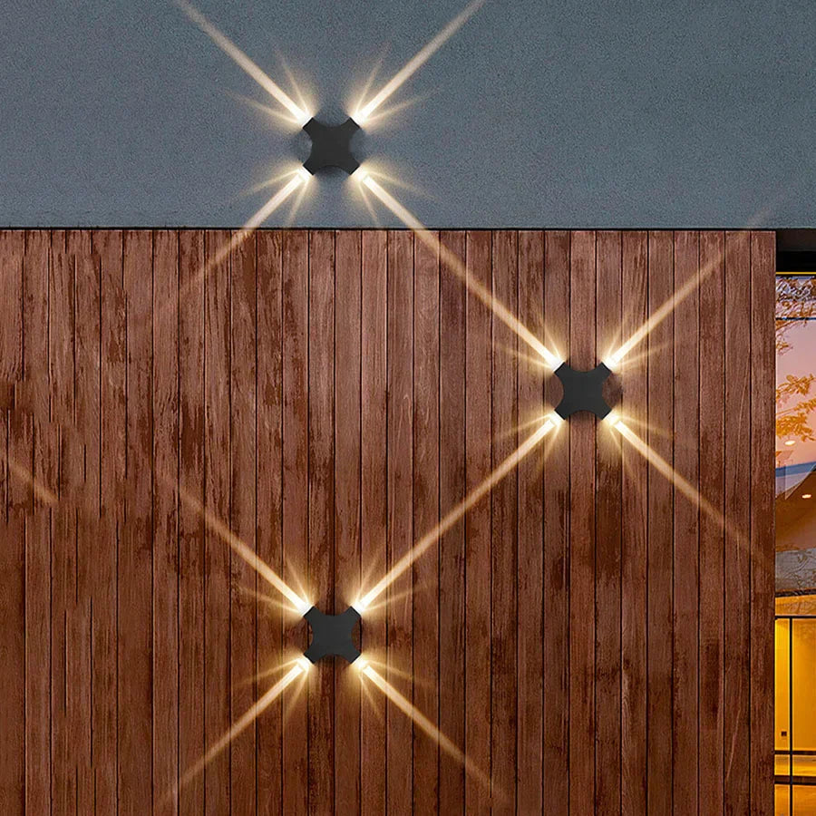 LumiWall – Lampada da parete LED resistente alle intemperie per esterni – Illuminazione efficiente ed elegante