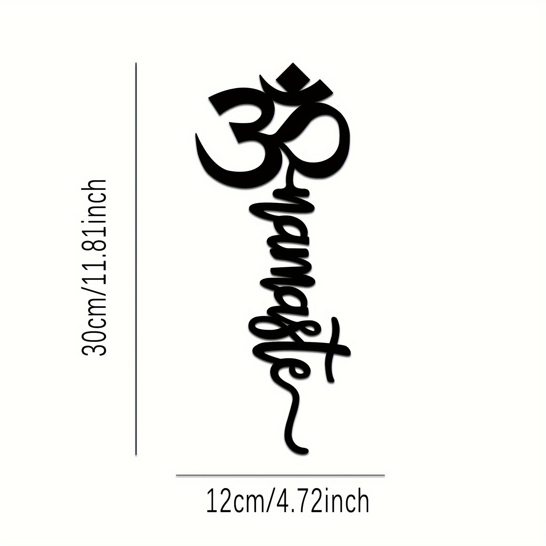 OmNamaste - Metalen Wandkunst