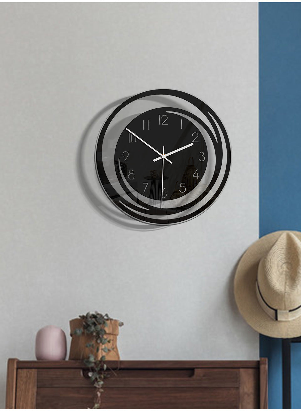 Analog Wall Decoration, Silent Clock for Home