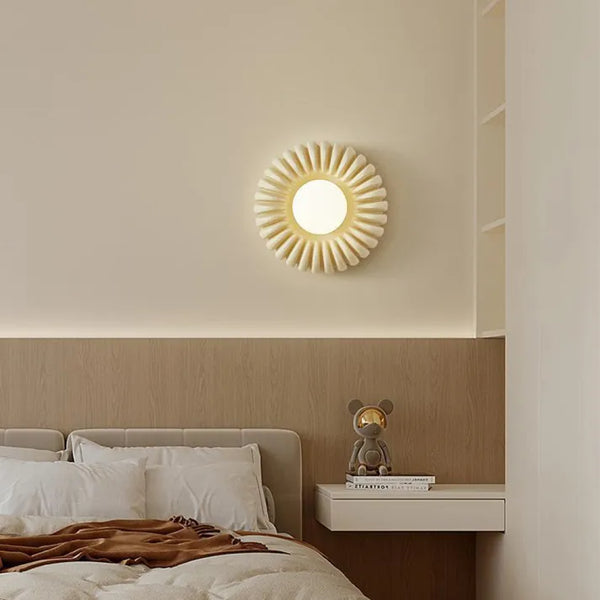 ResinGlow – Lámpara de pared moderna de resina para iluminación elegante