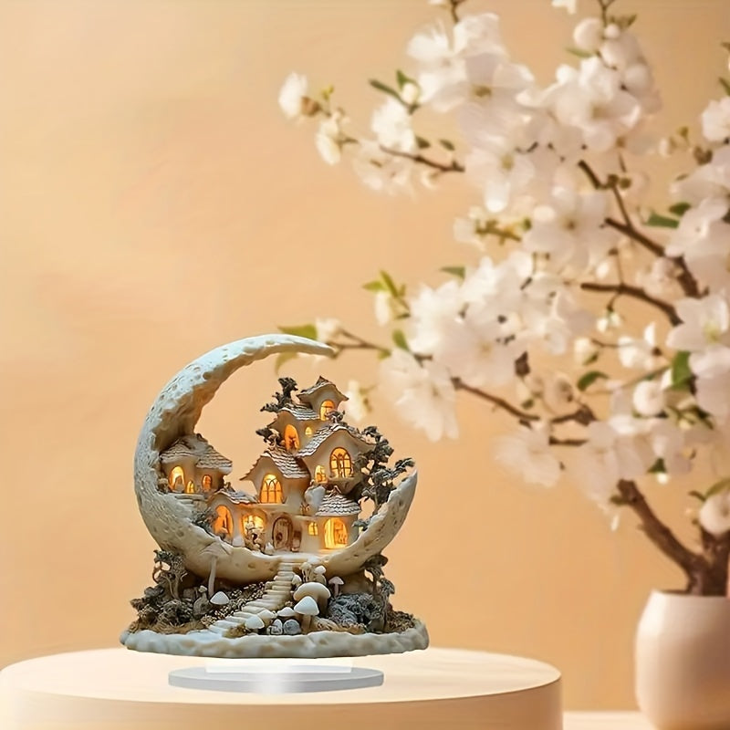 BohoBeeld - Fantasy Acryl Beeld voor Binnen- en Buitendecoratie