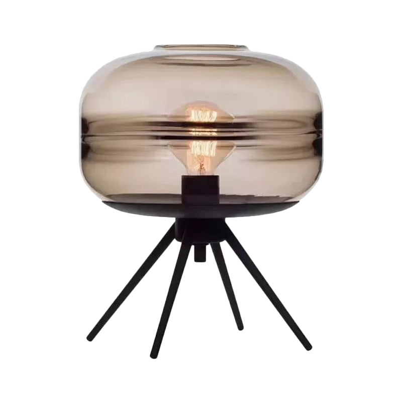 GlassLuxe – Lámpara de mesa moderna de cuatro patas con diseño elegante