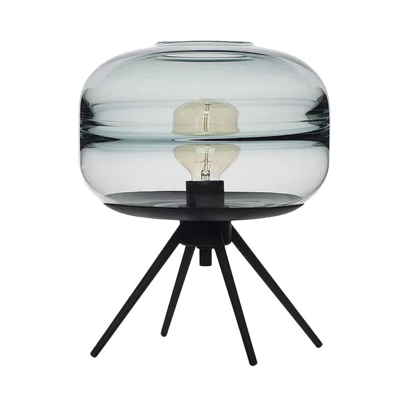 GlassLuxe – Lámpara de mesa moderna de cuatro patas con diseño elegante