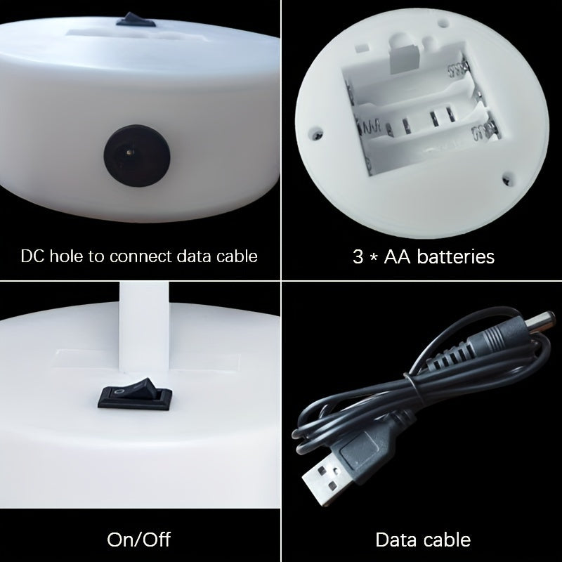NeonLiefde - Lámpara de mesa LED de neón para dormitorio y decoración de fiestas