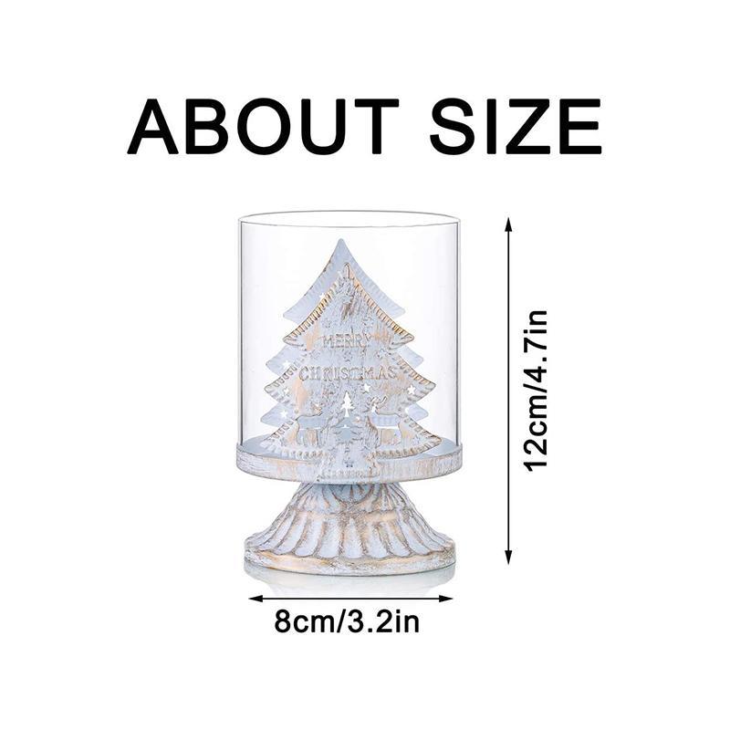 4-Delige Vintage Antieke Pilaar Kandelaar Set