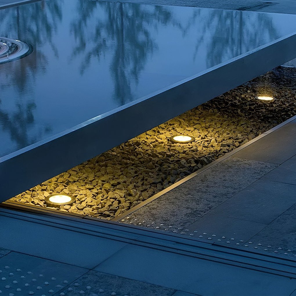 16 luces de trampilla LED para terraza exteriores