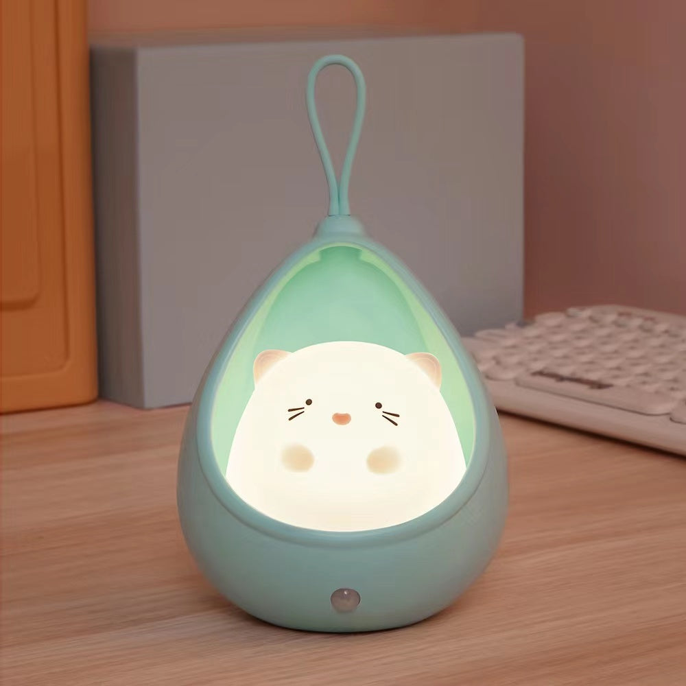 BunnyGlow - USB Oplaadbare Dieren Nachtlamp met Bewegingssensor