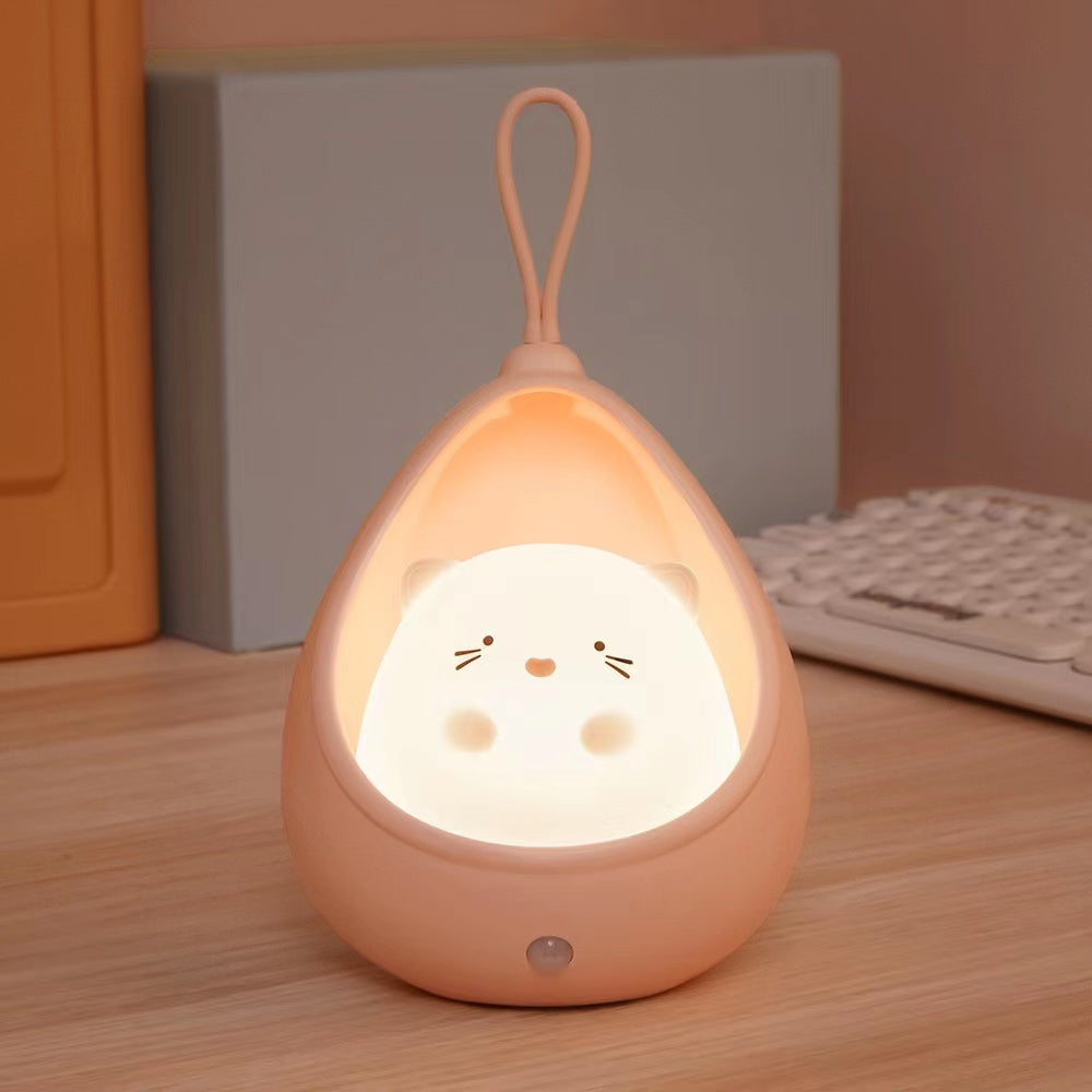 BunnyGlow - USB Oplaadbare Dieren Nachtlamp met Bewegingssensor