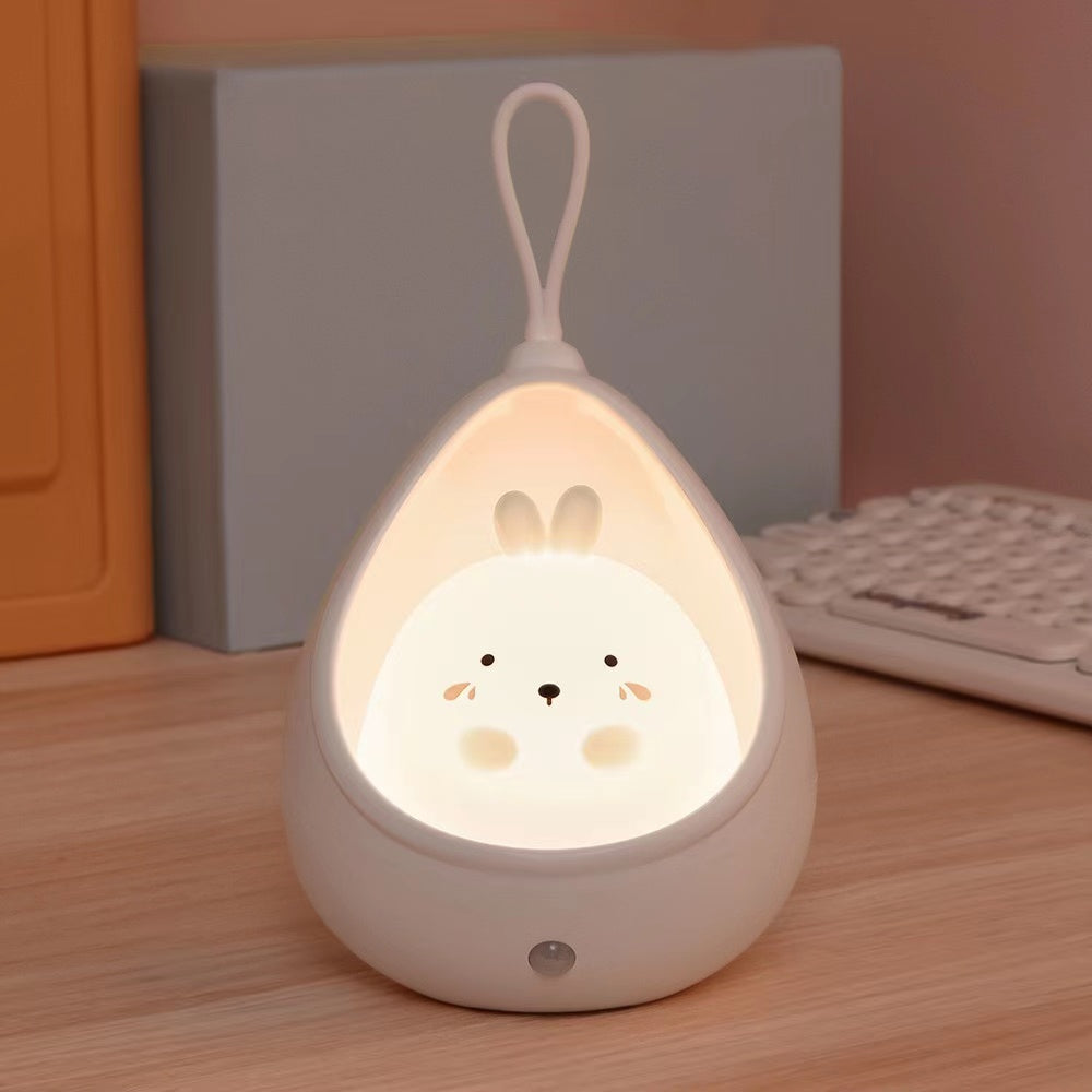 BunnyGlow - USB Oplaadbare Dieren Nachtlamp met Bewegingssensor