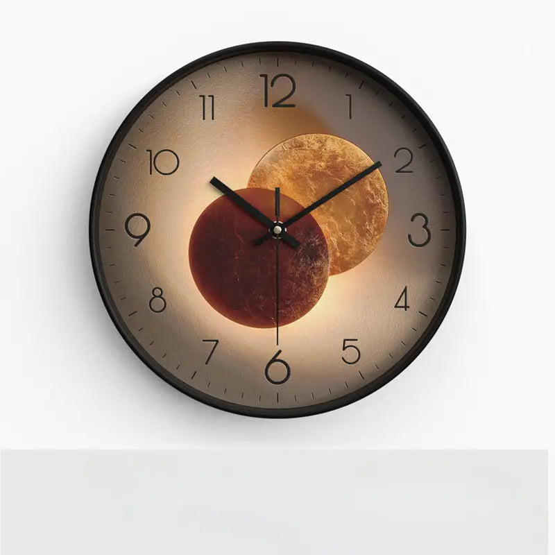 CreativeCharm - Stylish Wall Clock for Living Room and Bedroom