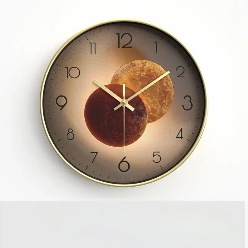 CreativeCharm - Stylish Wall Clock for Living Room and Bedroom