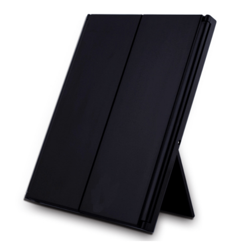 Driezijdige LED Make-up Spiegel – Draagbare Opvouwbare Trifold Spiegel met Verlichting